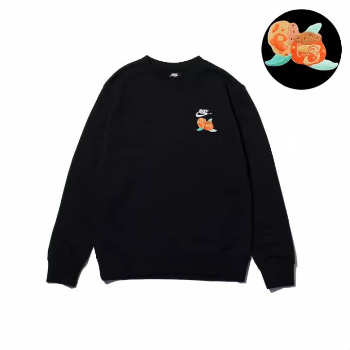 Nike Nike Sweatshirts Unisex Black Crew Neck Moderate Regular