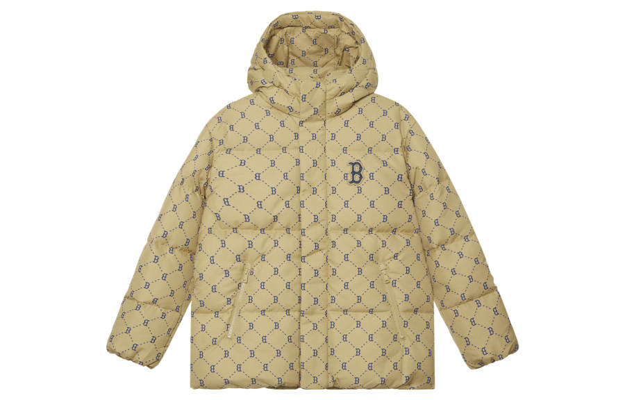 MLB MLB MONOGRAM Collection Boston Red Sox FW24 Down Jacket Unisex Light Beige
