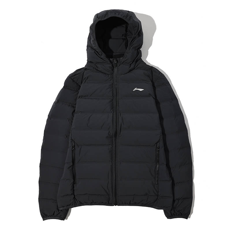 Li-Ning Li Ning Sports Life Collection Down Jacket Winter Men's Standard Black