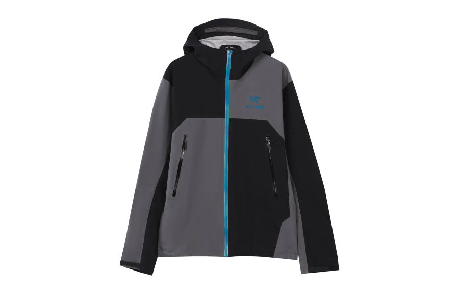 Arcteryx Arc'teryx BETA Waterproof, Windproof, And Breathable Windbreaker Jacket Men's Black Gray Blue