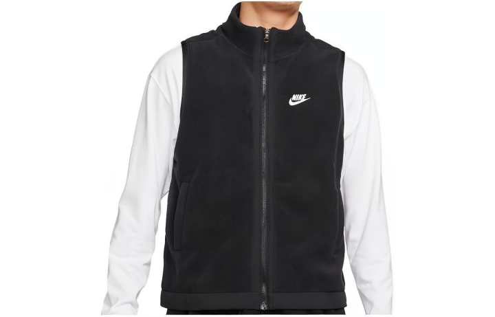 Nike Nike Vests Men's Black Stand Collar Moderate Other
