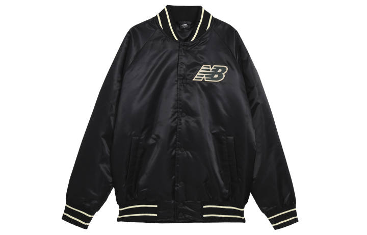 New Balance New Balance Jackets Men's Black Baseball Collar Moderate Other