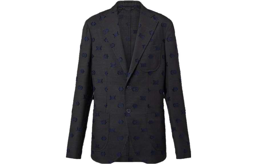 LOUIS VUITTON LOUIS VUITTON Single-Breasted Wool Blend Napolitana Jacket