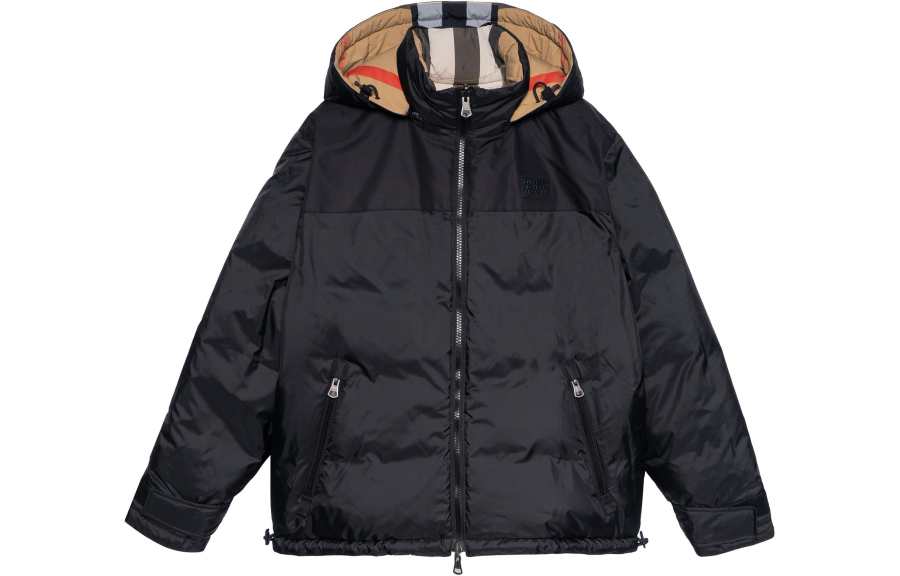 Burberry Burberry Reversible Exaggerated Check Nylon Puffer Jacket