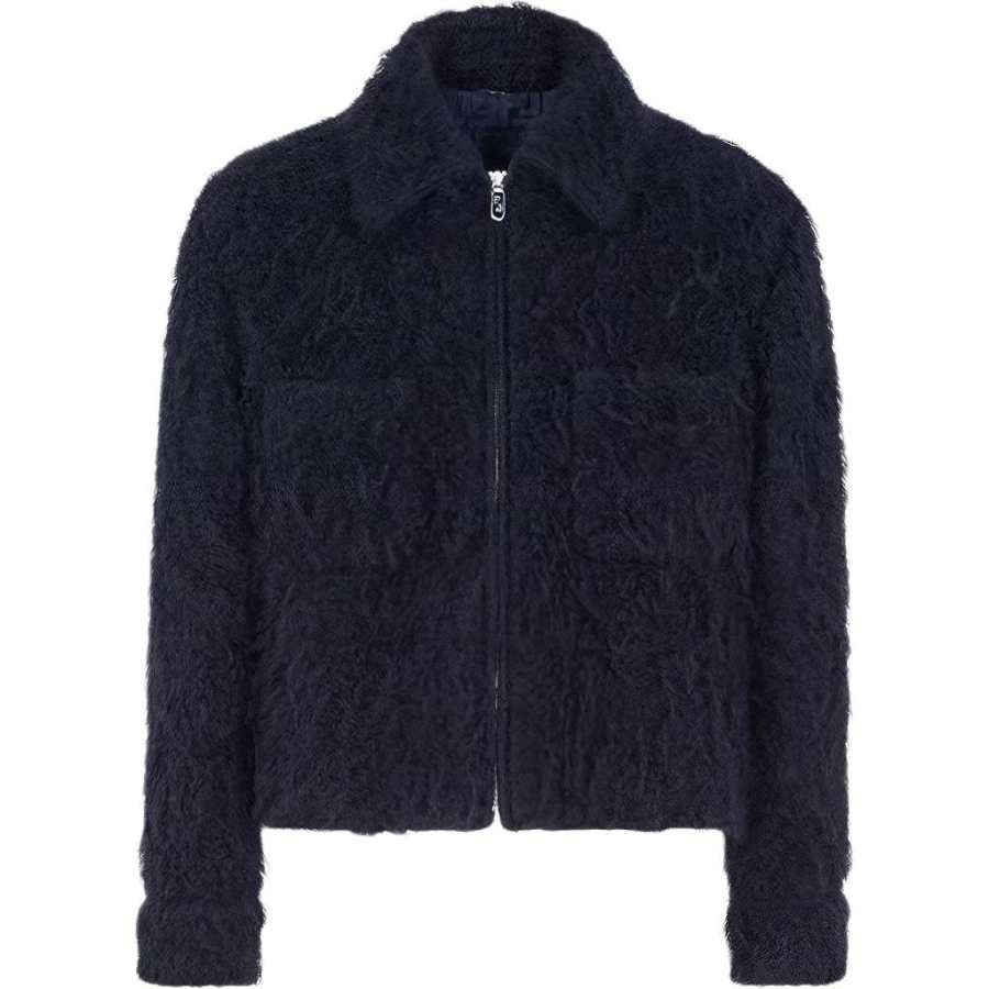 FENDI SS23 Jackets & Coats Men's Marine Blue