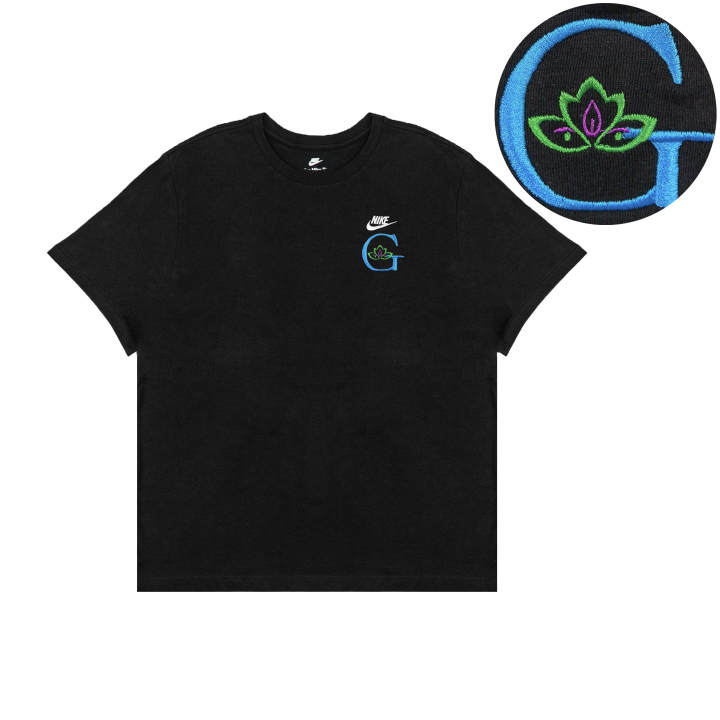 Nike Nike T Shirts Unisex Black Crew Neck Moderate Straight Fit