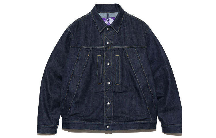 THE NORTH FACE PURPLE LABEL Denim Jackets Unisex Indigo Moderate