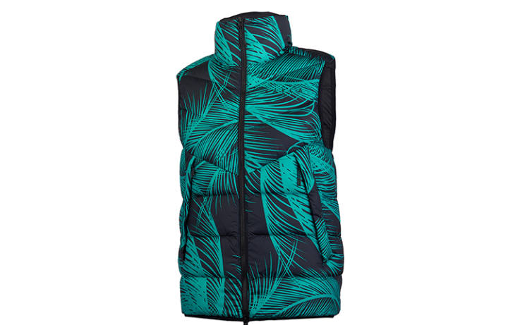 Nike Nike Down Vests Men's Green Camouflage Stand Collar Moderate Other
