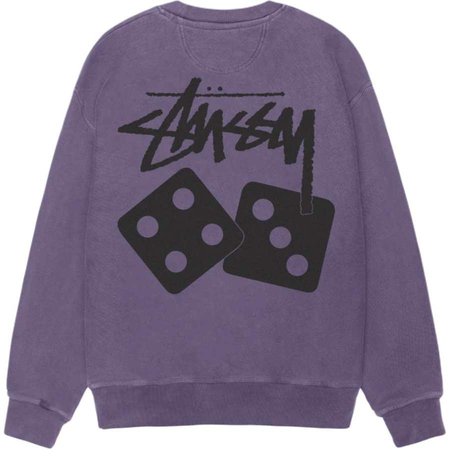 Stussy Dice Printed Crewneck Sweatshirt