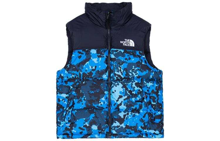 THE NORTH FACE 1996 Collection Down Vests Men's Blue Stand Collar Thickened Other