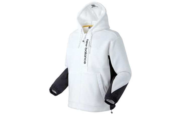 New Balance New Balance Jackets Men's White Hooded Non Detachable Moderate Other