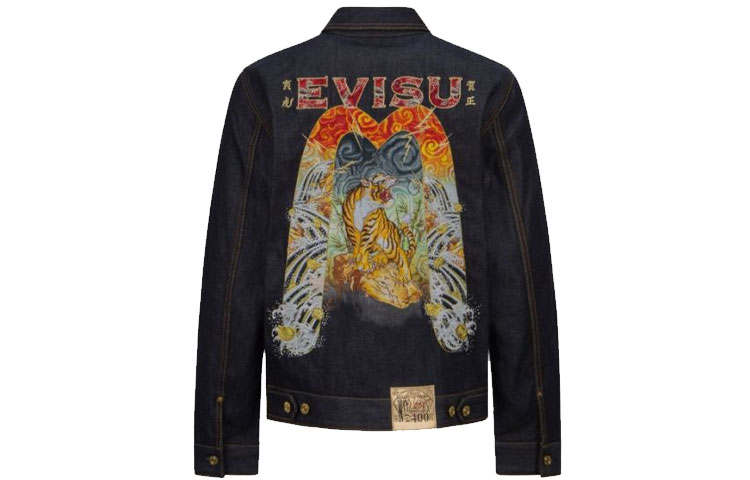 EVISU EVISU SS22 Denim Jacket Men's Denim Blue