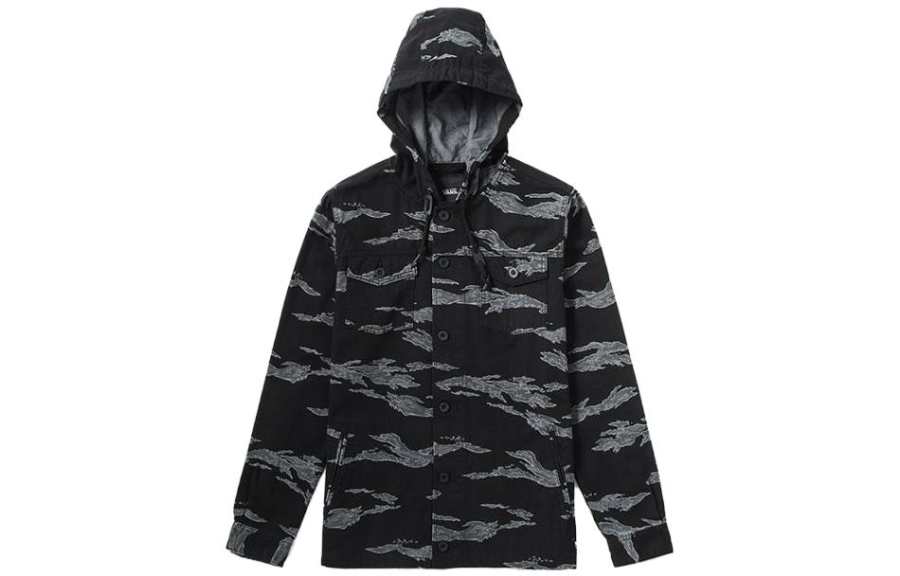 Vans Vans Jackets Men's Black Hooded Moderate Other