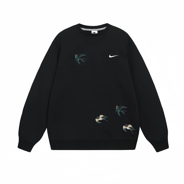Nike Nike Sweatshirts Unisex Black Crew Neck Thickened