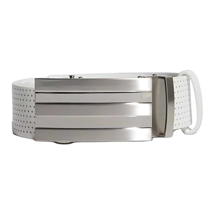 Adidas Adidas Leather Belts Men's White Width 3.8CM