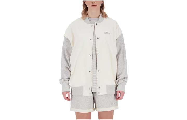 New Balance New Balance Jackets Unisex White Baseball Collar Moderate Other