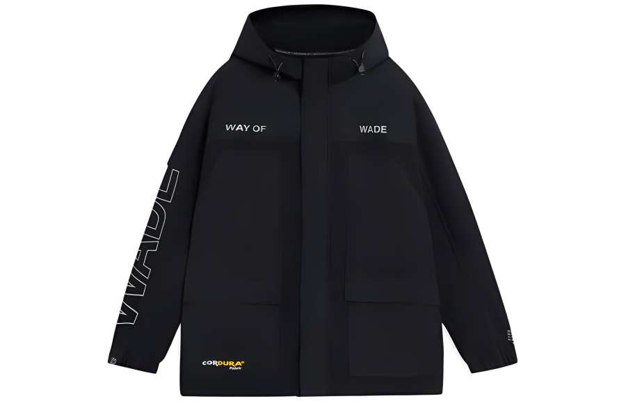 Li-Ning Li Ning Jackets Men's Black Hooded Moderate Other
