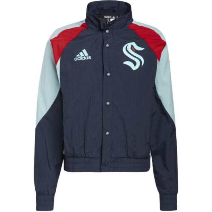Adidas Adidas Jackets Men's Marine Blue Stand Collar Moderate Other