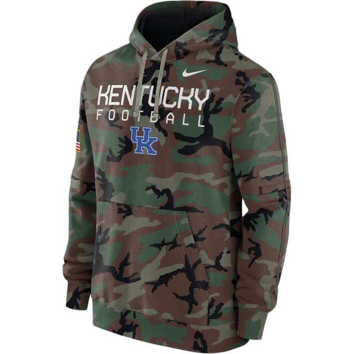 Nike Nike Kentucky Wildcats Military Appreciation Club Men’s Nike College Pullover Hoodie