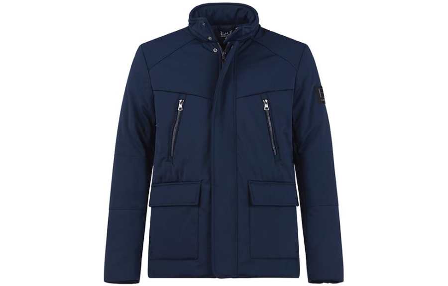 EMPORIO ARMANI EA7 SS23 Jackets & Coats Men's Marine Blue