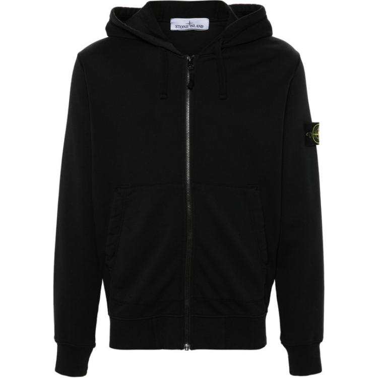 STONE ISLAND STONE ISLAND Compass Patch Zip Up Hoodie