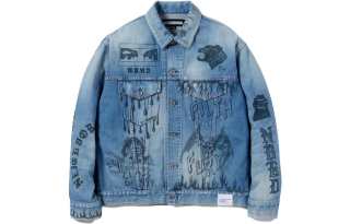 NEIGHBORHOOD Type 3 Graphic print Denim Jacket