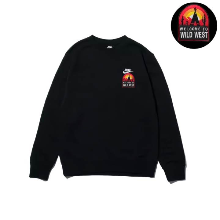 Nike Nike Sweatshirts Unisex Black Crew Neck Moderate Regular