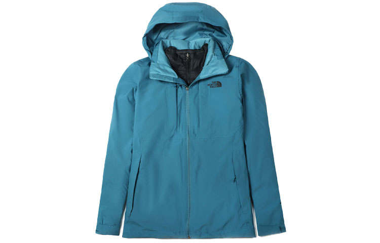 THE NORTH FACE Windbreaker Jackets Men's Blue Hooded Moderate