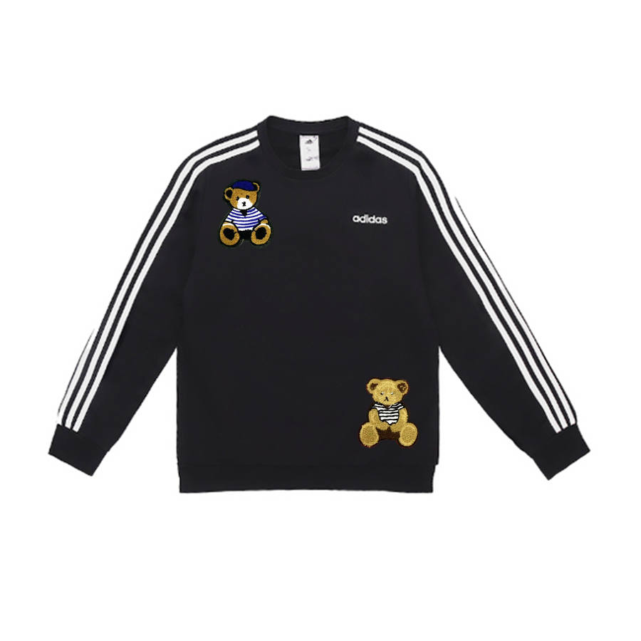 Adidas Adidas Sweatshirts Unisex Black Crew Neck Moderate Regular