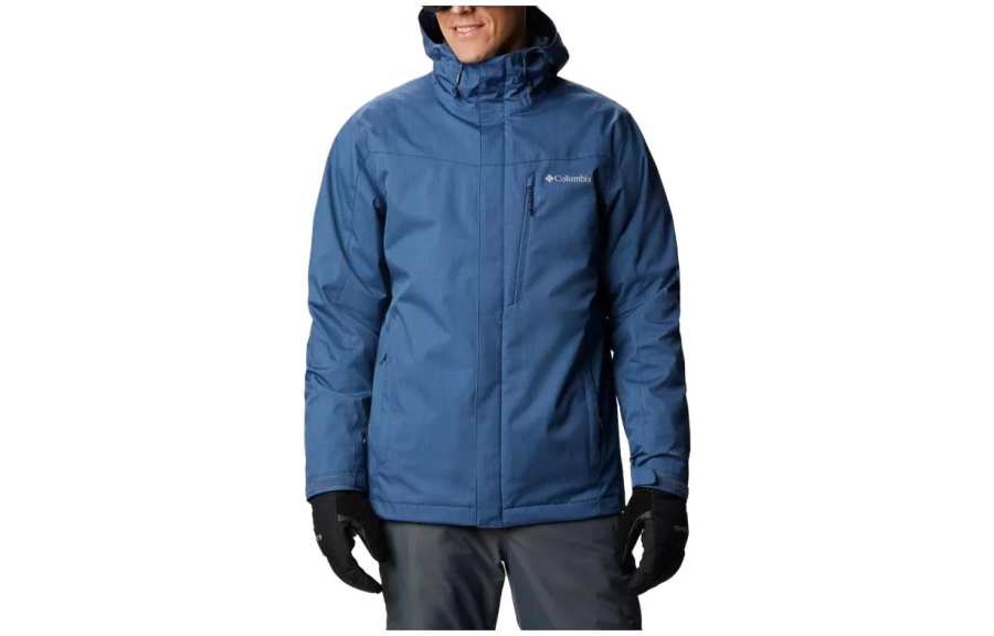 Columbia Jackets Men's Sky Blue Hooded Moderate Other
