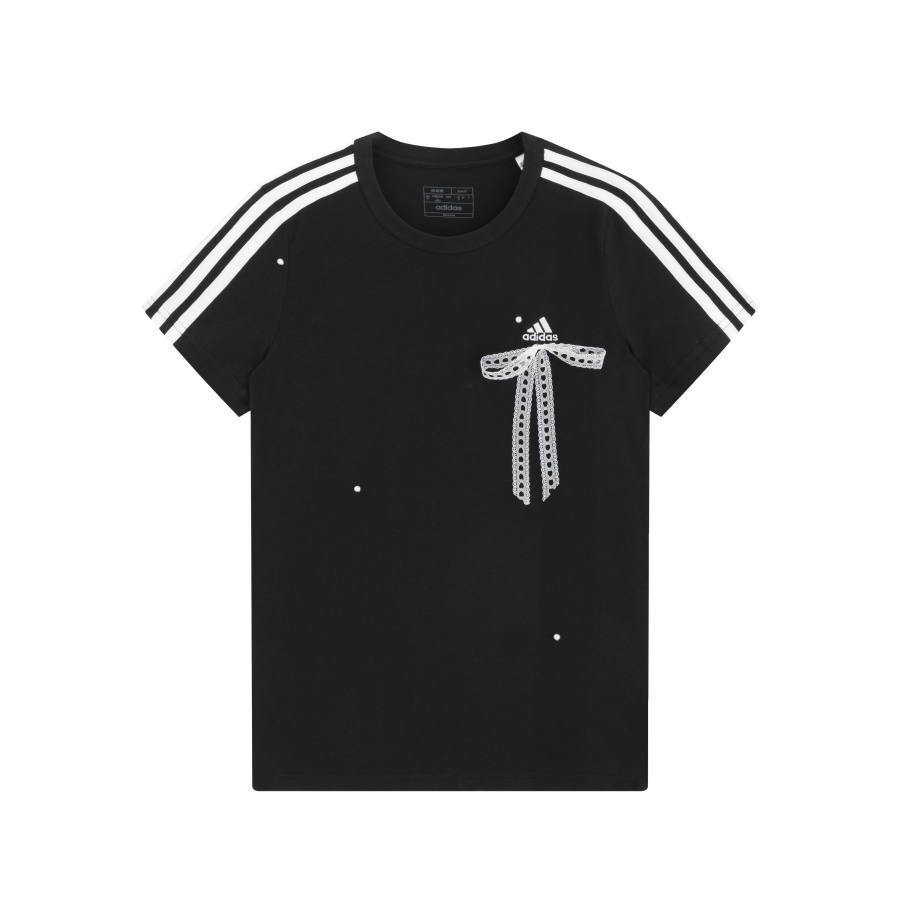 Adidas Adidas T Shirts Unisex Black Crew Neck Moderate