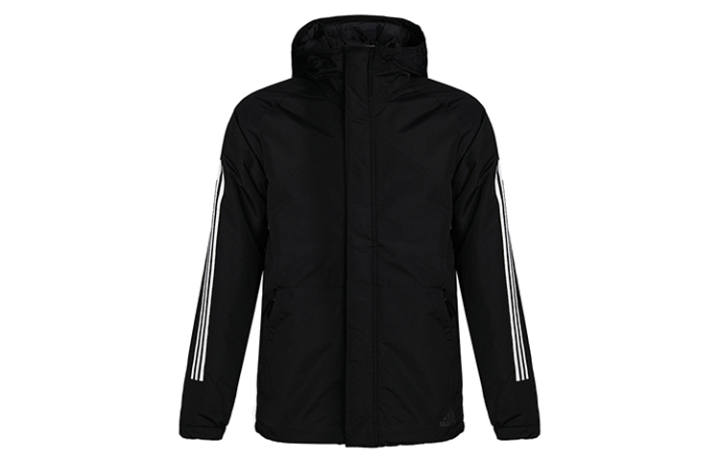 Adidas Adidas 3 Stripes Puffer Jacket International Version, Winter Men's Black