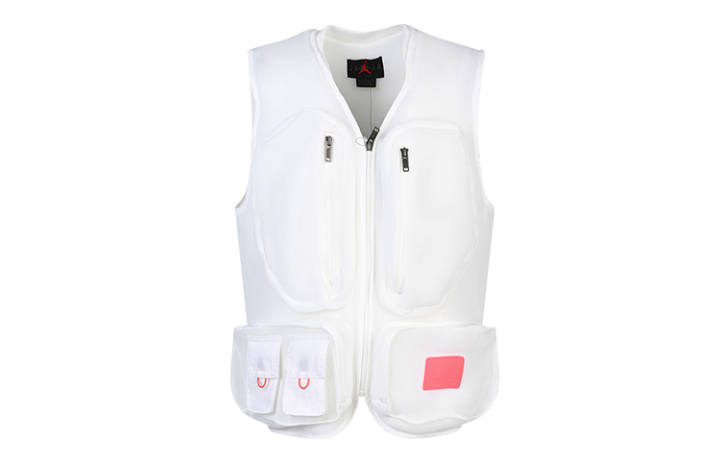 Jordan Jordan Vests Men's White Collarless Moderate Workwear