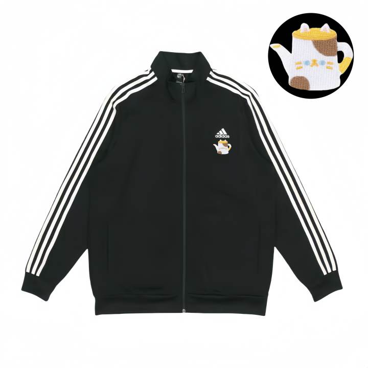 Adidas Adidas Jackets Unisex Black Stand Collar Moderate Pilot