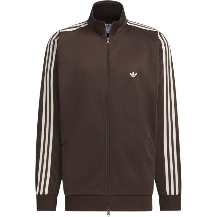 Adidas Originals BECKENBAUERTRACK SUIT AW24 UNITEFIT Jacket Unisex Dark Brown/Iridescent White