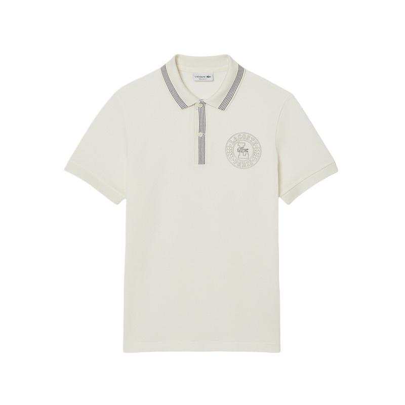 LACOSTE Badge print Polo Shirt