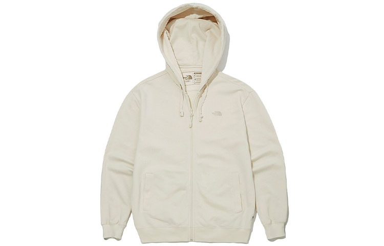 THE NORTH FACE Undyed Hood Zip Up Jackets & Coats Unisex Beige
