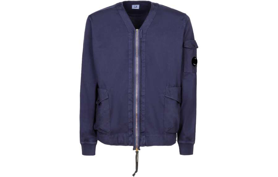 C.P.Company Jackets Men's Navy Blue Moderate Straight Fit