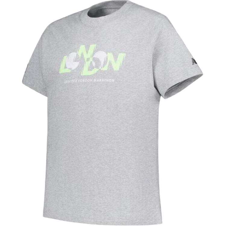 New Balance New Balance T Shirt Unisex Light Gray