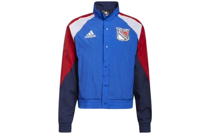 Adidas Adidas Jackets Men's Blue Stand Collar Moderate
