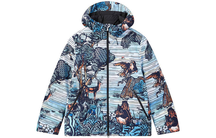 FILA FILA Down Jacket Men's Forget Me Not Blue