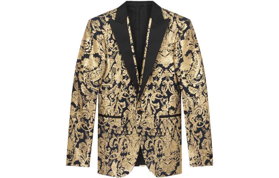 VERSACE VERSACE Business Suit Coat Men's Gold