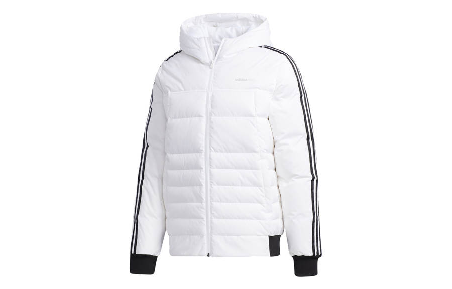 Adidas Neo Down Jackets Men's White Hooded Moderate Other