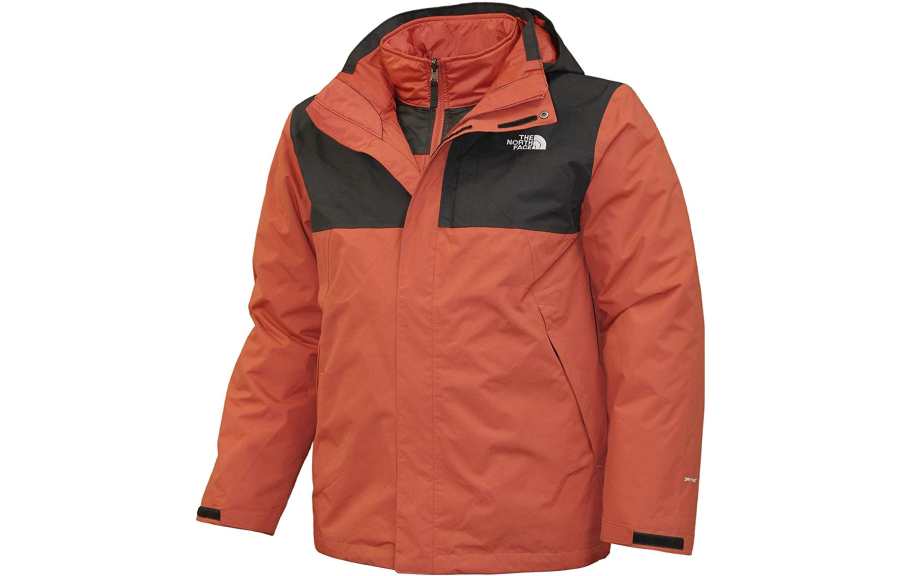 THE NORTH FACE Antora Windbreaker Jackets Men's Spice Red Hooded Moderate