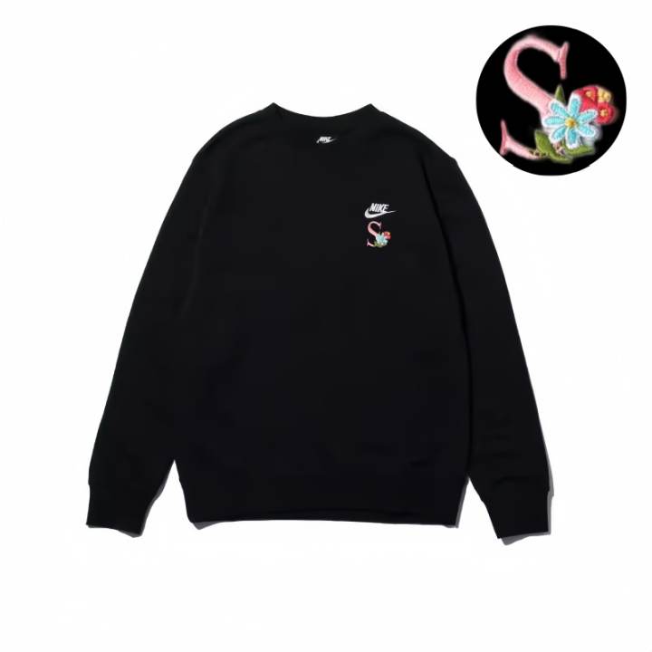 Nike Nike Sweatshirts Unisex Black Crew Neck Moderate Regular