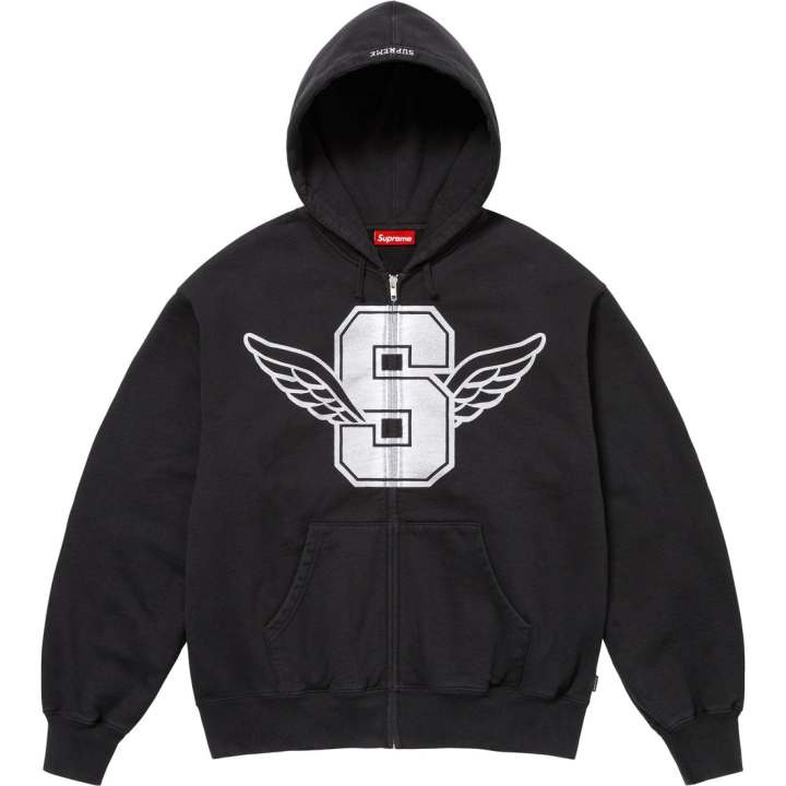 Supreme Supreme Wings Zip Up Hooded Sweatshirt