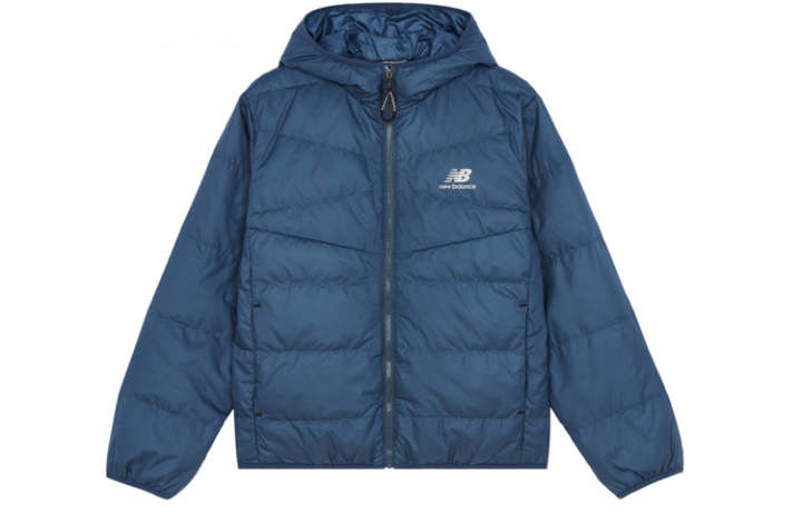 New Balance New Balance Down Jackets Men's Blue Hooded Moderate Other