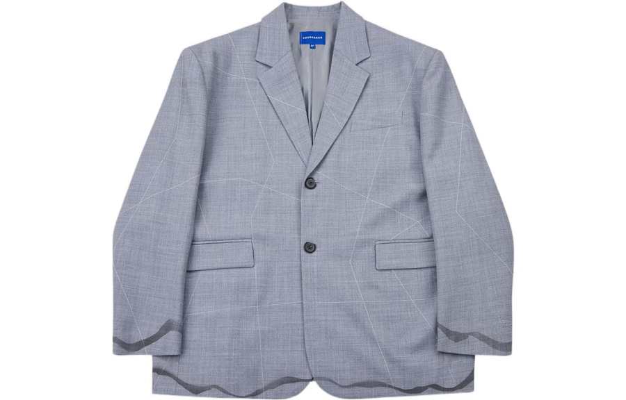 ADER ERROR ADER ERROR Business Suits Unisex Gray Suit Collar Moderate Business Suit