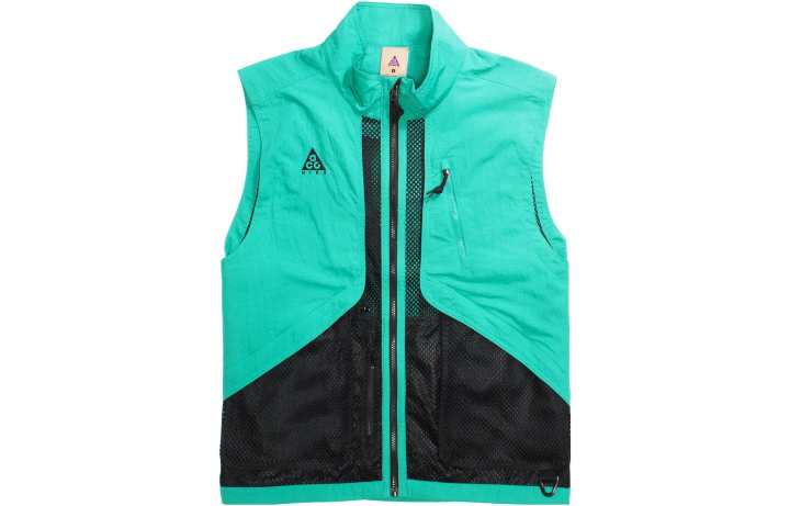 Nike Nike ACG Vests Men's Green Stand Collar Moderate Other