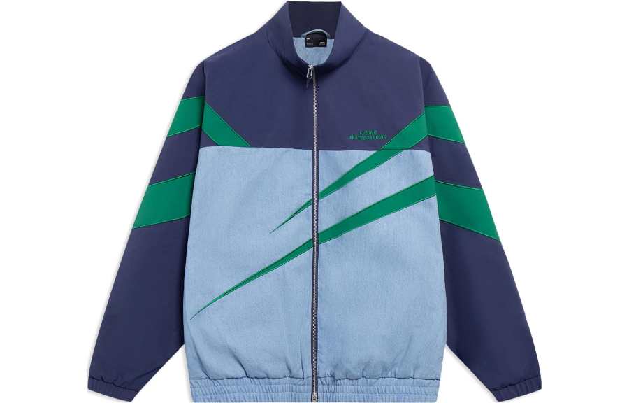 Li-Ning Li Ning Jackets Men's Dark Blue Stand Collar Moderate Other